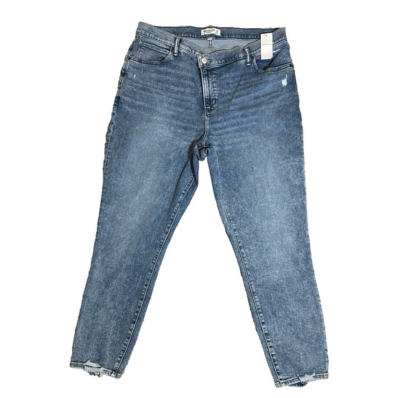 Abercrombie Fitch Womens Jeans 35/20R Super Skinny Ankle High Rise Curve Love - Picture 1 of 12